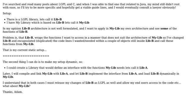 Software Engineering: Using LGPL Library with Java static or Dynamic linking смотреть онлайн