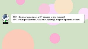 PHP : Can someone spoof an IP address to any number?