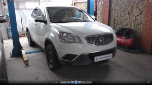 Странные щелчки в задних колёсах на SsangYong Actyon 2,0 4WD СсангЙонг Актион 2013 года