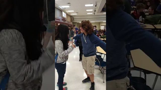 A fight in school