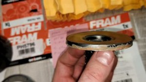 Распил масляного фильтра FRAM PH5796 (Purflux)