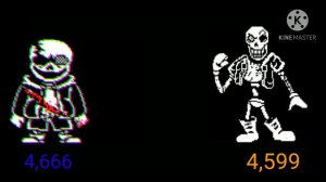 last breath sans vs disbelief papyrus undertale levels power(test)