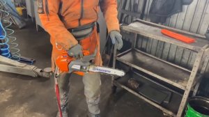 Обзор бензопилы Husqvarna T435