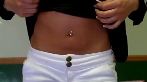 persian girl belly dance move