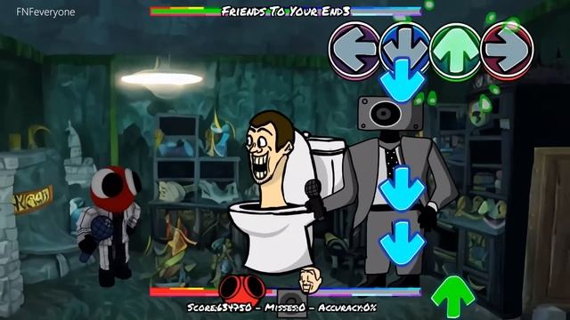 Speakerman & Skibidi toilet Vs All Rainbow Friends Chapter 2 - Friday Night Funkin' FNF ROBLOX Mod смотреть онлайн