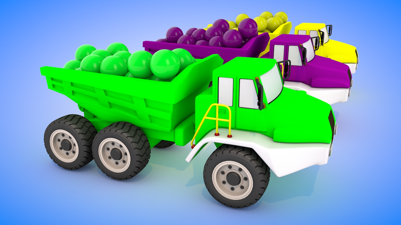 Цвета и цифры Детский мультик про машинки Развитие малыша