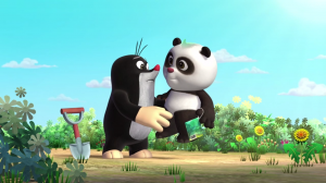 Кротик и Панда, 1 серия. Друг издалека