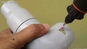 How to Make DIY Angle Grinder using 775 Motor & PVC Pipes || SkBag Creation