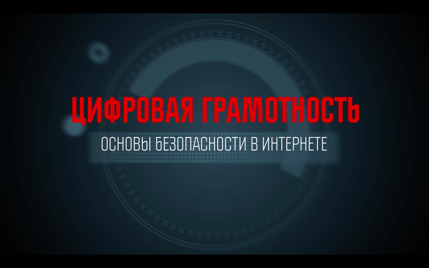 Цифровая грамотность. 1 выпуск. Основы безопасности в Интернете.