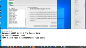 Samsung A605F U4 9 0 Frp Reset Done By Gsm Firmwares Team