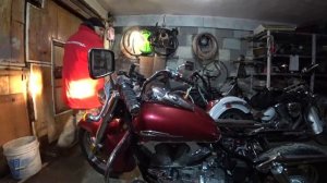 Подготовка к мотосезону VTX1300. Замена масла, запуск.