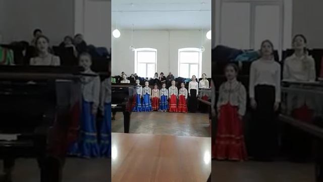 Репетиция казачьего хора "Тополек" "Если хочешь быть военным" смотреть онлайн