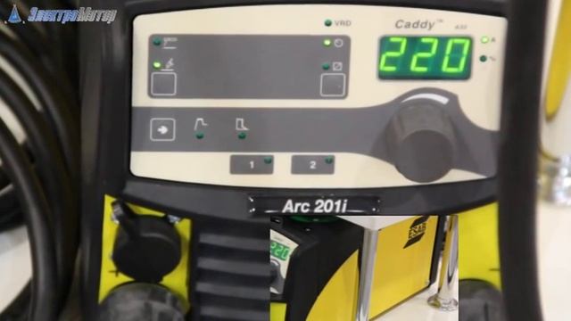 Сварочный инвертор - Esab Caddy Arc 201i смотреть онлайн