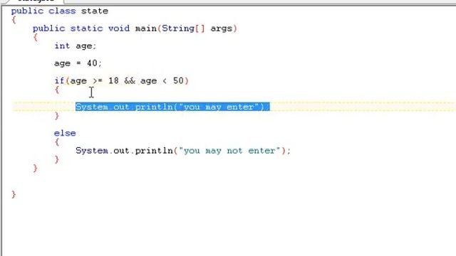 Java programming Tutorial 14 - Logical Operators and IF , Else If, Else statements смотреть онлайн