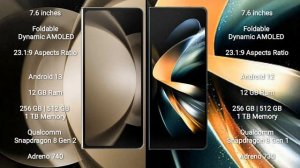 Samsung Galaxy Z Fold 5 vs Samsung Galaxy Z Fold 4 Review