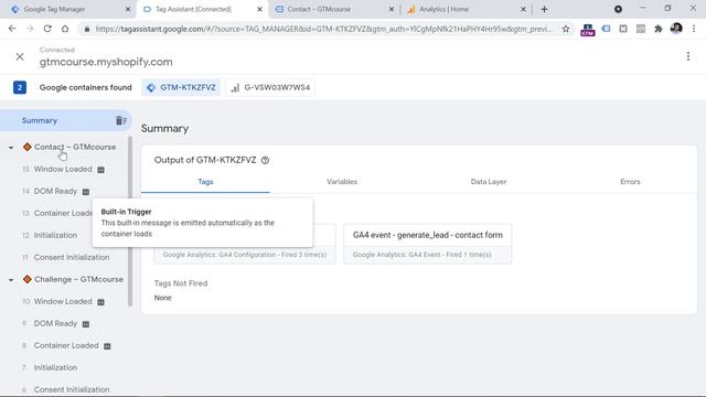 Thank you page tracking with Google Tag Manager and Google Analytics 4