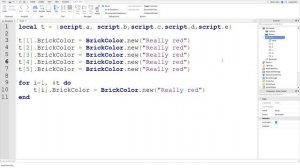 [로블록스 스튜디오] for i, v in pairs() do