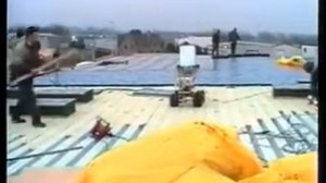 Монтаж кашированных плит из пеностекла (readyboard) на "холодный клей"