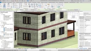 Autodesk Revit. Инструмент краска. Соединение стен в ревите