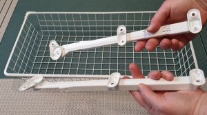 Как установить выдвижную корзину и полки серии Хэлпа в шкаф Опхус из Ikea.