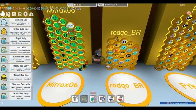 Что будет если потратить 10к желе!Bee Swarm Simulator!Roblox смотреть онлайн