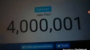 Jake Paul hits 4 million subscribers