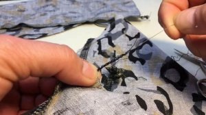 Лайфхак, как легко закрепить  строчку оверлок, что бы она не распускалась.