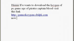 Age of Pirates Captain Blood Keygen