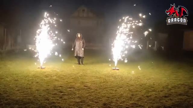 Фонтан холодного огня TKF971 (фитильный) | Firedragon.by