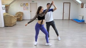 Shakira Anuel AA - Me Gusta Bachata Remix  Lenar & Alexandra Dancing