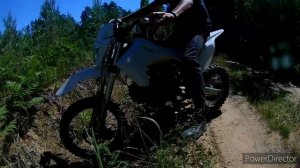 Обзор на MOTOLAND TCX 125 /покатушка по лесу.