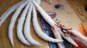 Игрушка в смешанной технике: Семь хвостов Кицунэ✨