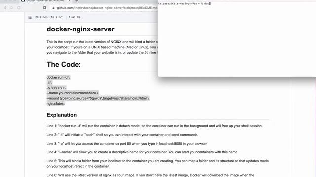 Docker lesson 1 Aside: Docker GUI, basic info, another application launch, bind mount смотреть онлайн