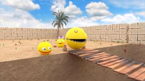 Pacman & Iron Pacman Vs Robot Monsters Compilation V9