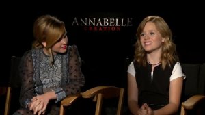 Annabelle: Creation (2017) Talitha Bateman & Lulu Wilson talk about the movie