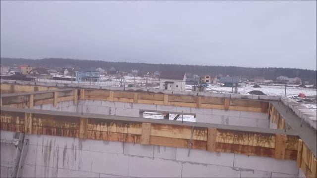 СТРОИМ ДОМ ИЗ ГАЗОБЕТОНА. Армопояс второго этажа. смотреть онлайн