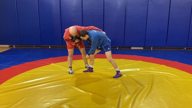 #49❗SAMBO❗Переход из стойки на ущемление ахиллова сухожилия (ACHILLES HOLD). Школа самбо Sambi.st