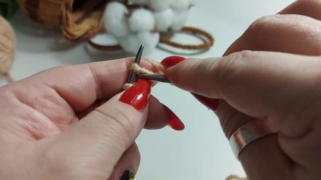 Как связать французскую резинку #узорспицами "Колосок". #вязаниеспицами #вязание #резинкаспицами