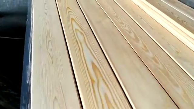 Планкен прямой из Лиственницы, Сорт ЭКСТРА Экспорт смотреть онлайн