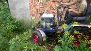 Самодельный трактор с двигателем ЗИД (handmade tractor)