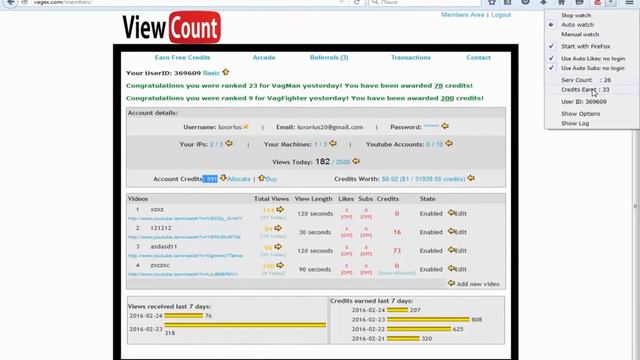 Как раскрутить видео на Youtube бесплатно. Обзор сервиса Vagex смотреть онлайн