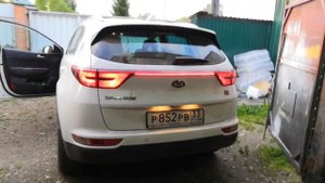 Kia sportage LED фонарь и омывайка
