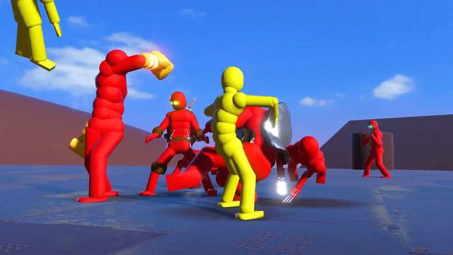 Speedster Smart AI Fights ULTRA Strong NPC in OVERGROWTH! (with active ragdoll physics) смотреть онлайн