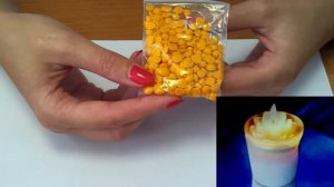 Желтый краситель для парафина, воска и свечного геля