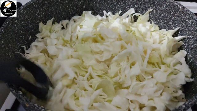Lahanayı Böyle Kesin Bu Lahana Tarifini Neden Bilmiyordum? Yediğim En Lezzetli Lahana ASMR