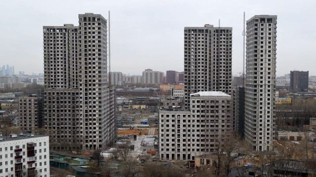 Таймлапс съёмка строительства жилого дома в России. Time-lapse камера 4K+, 4G/LTE, Timebox Pro