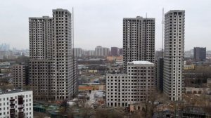 Таймлапс съёмка строительства жилого дома в России. Time-lapse камера 4K+, 4G/LTE, Timebox Pro