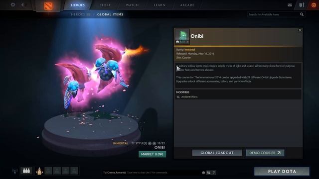 Onibi All Styles Showcase - [by Dota2Mods.com] смотреть онлайн