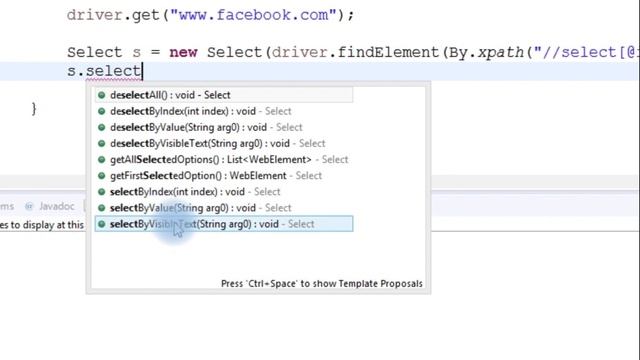 How to Handle Dropdown in Selenium using Select Class.