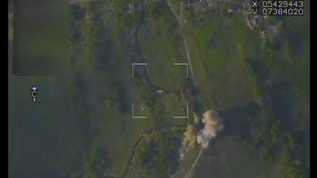 Боевая работа артиллерии 20-й армии по позициям ВСУ